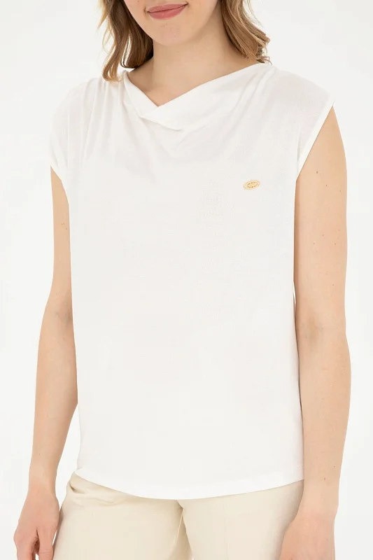 Блузка без рукавов трикотажная - G082SZ0110PAOLA Футболка жен. (VR019, 2XS)