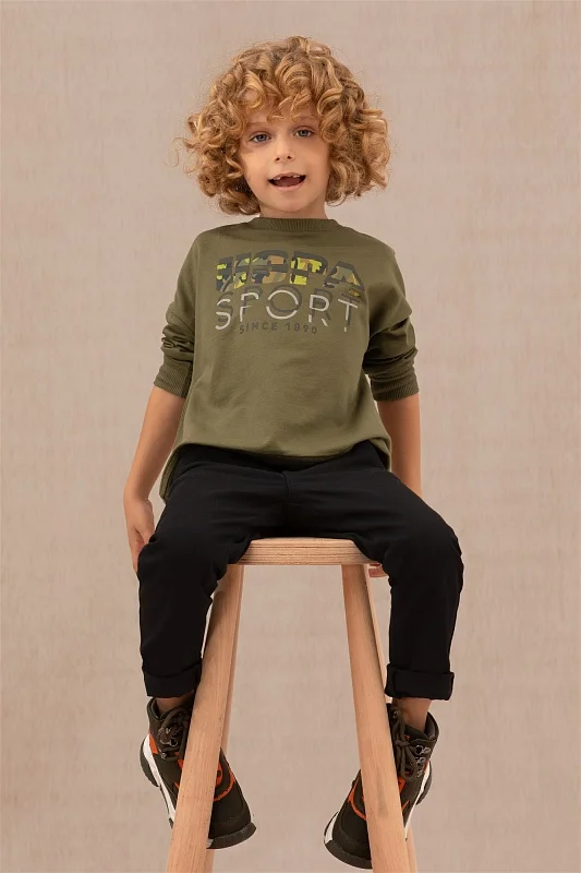 Свитшот с принтом для мальчиков - G083SZ0820YUSENKIDS Толстовка муж. детс. (VR027, 4_5)
