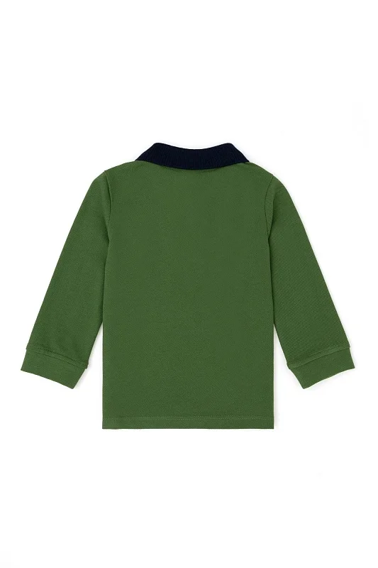 Поло с длинным рукавом из хлопка для мальчиков - G083SZ0820SD01KIDSSK023-B Толстовка муж. детс. (VR054, 1)