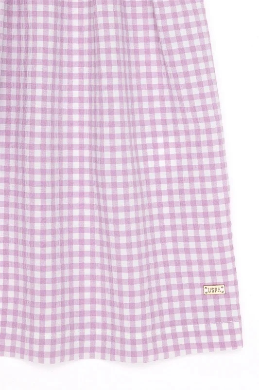 Сарафан в клетку для девочек - G084SZ0320GAV Платье жен. детс. (VR211, 4_5)