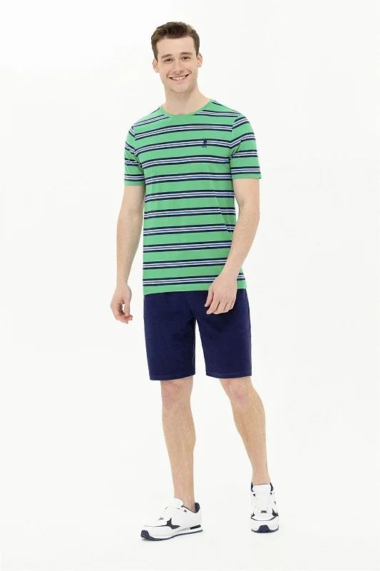 Футболка из хлопка в полоску - G081SZ0110TRAPAN Футболка муж. (VR054, S)