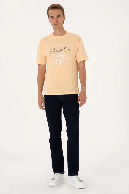 Футболка из хлопка с надписью - G081SZ0110D_REDIO Футболка муж. (VR202, S)