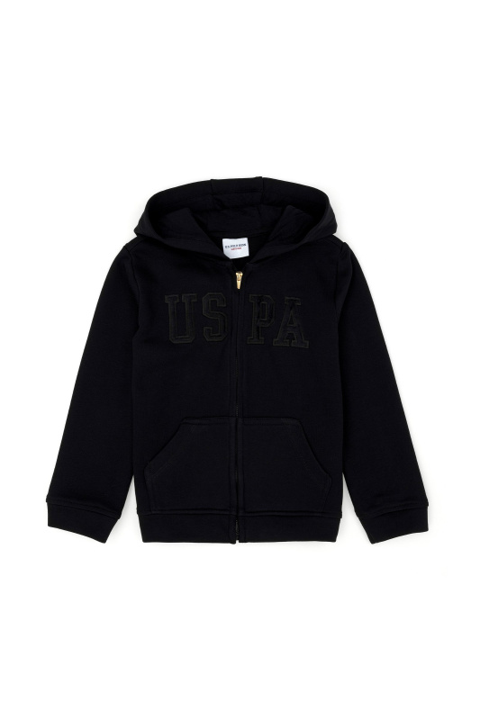 Толстовка из хлопка с нашивкой для девочек - G084SZ0820RW01-SK023 Толстовка жен. детс. (VR046, 7_8)