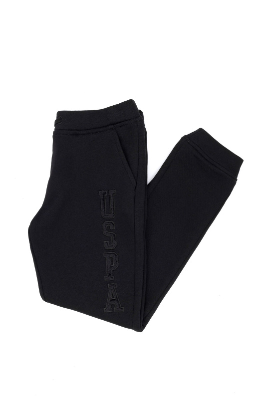 Спортивные брюки с вышивкой для девочек - G084SZ0OP0RT01-SK023 Брюки спорт. жен. детс. (VR046, 8_9)
