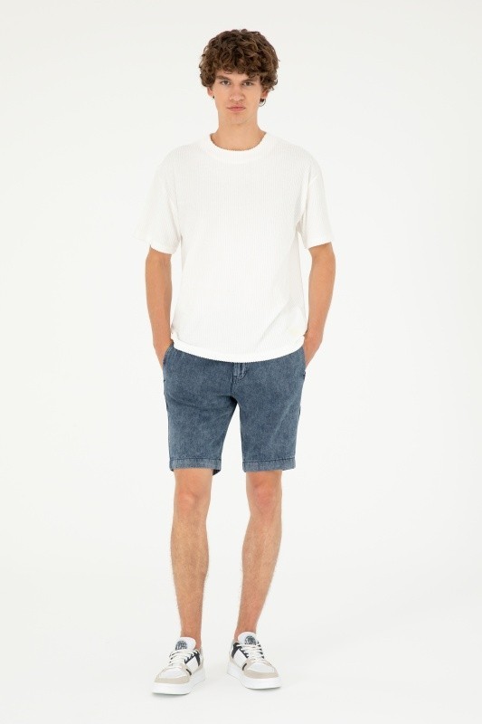 Шорты джинсовые из лиоцелла на кулиске - G081SZ0DB0EXC-TWILL Бермуда муж. (DN0022, 29)