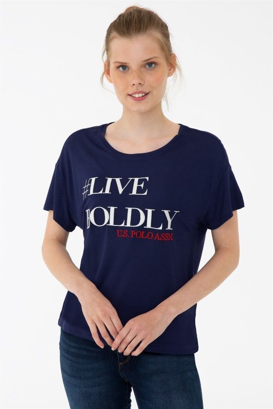 Футболка из хлопка с логотипом - G082SZ0110DEPT Футболка жен. (VR033, XS)