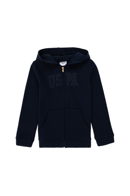 Толстовка на молнии с капюшоном для девочек - G084SZ0820RW01_SK024 Толстовка жен. детс. (VR033, 11_12)
