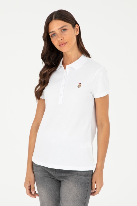 Футболка-поло из хлопка - G082SZ0110TP0124-CLR Футболка жен. (VR013, XS)