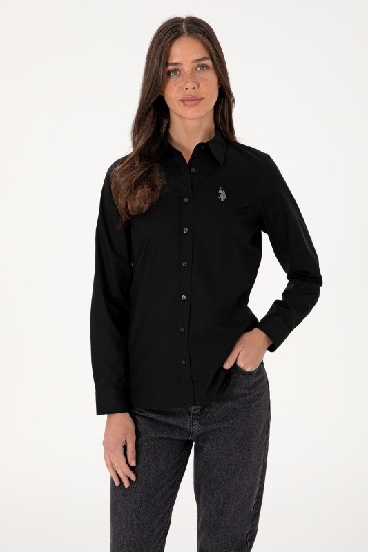 Рубашка из хлопка приталенная - G082SZ0040CRISTA024K Сорочка жен. (VR046, 40)