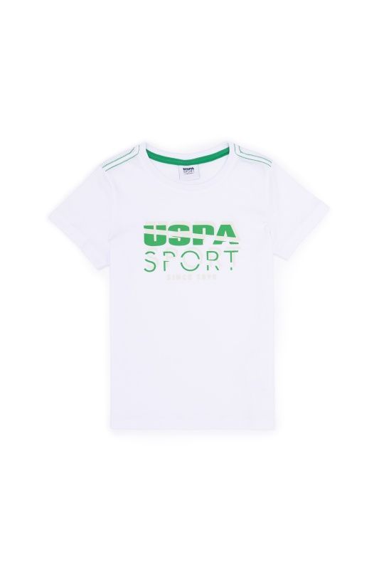 Футболки из хлопка с принтом для мальчиков - G083SZ0110LARENKIDS Футболка муж. детс. (VR013, 6_7)