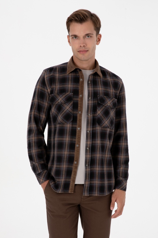 коричневый