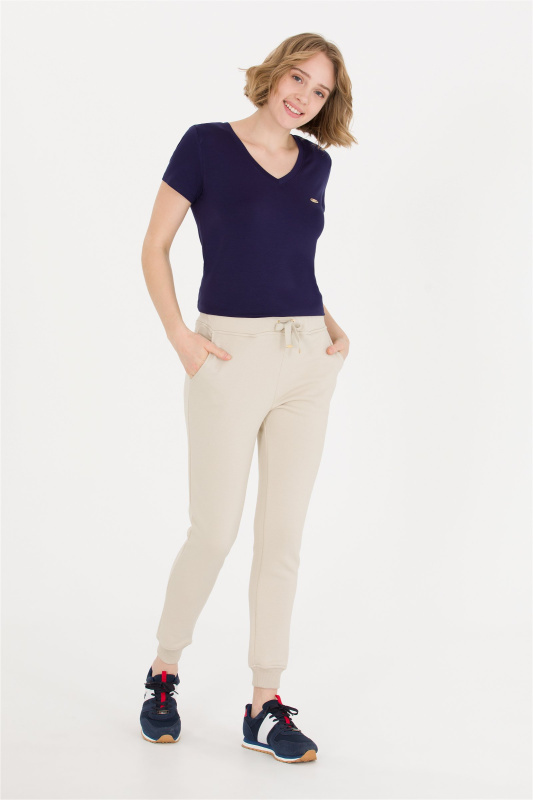 Спортивные брюки на манжетах - G082SZ0OP0PT0123 Брюки спорт. жен. (VR049, XL)