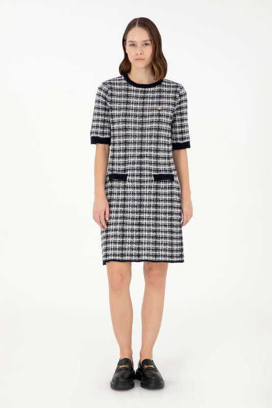 Платье мини твидовое - G082SZ0TE0HAZIL Платье жен. (VR033, XS)