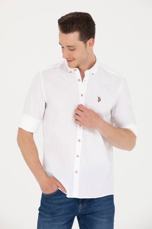 Рубашка из хлопка прямая - G081SZ0040CEDCOLORREG020K Сорочка муж. (VR013, 5XL)