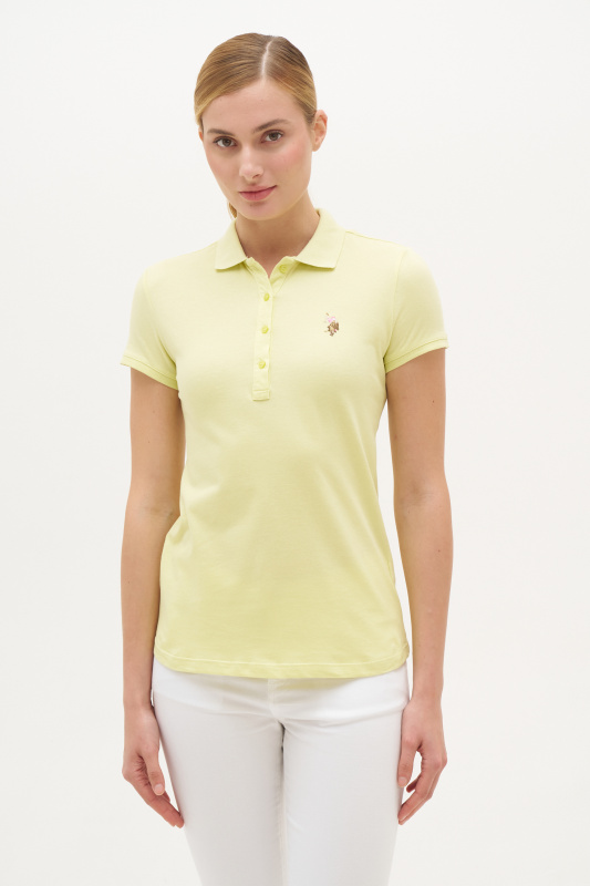 Футболка-поло из хлопка - G082SZ0110TP0123-CLR Футболка жен. (VR004, XL)