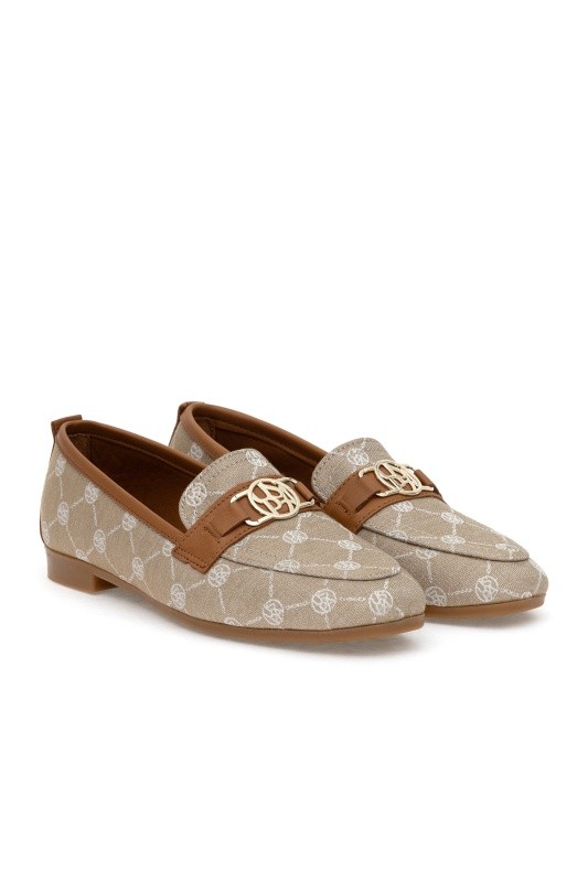 Лоферы с фирменным принтом и металлическим логотипом - S082SZ0330Y25CHERSO_LFR Обувь жен. (VR011, 37)