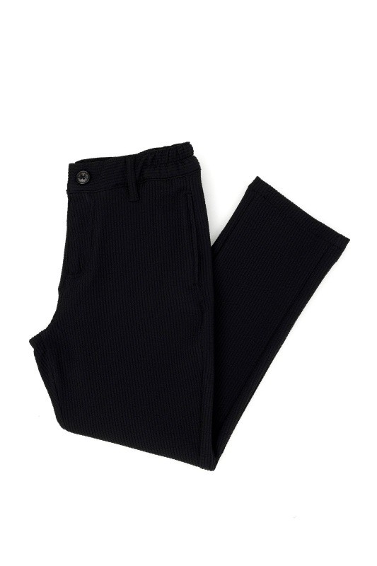 Брюки зауженные к низу из жатой ткани для мальчиков - G083SZ0780WAGOKIDS Брюки муж. детс. (VR046, 13_14)