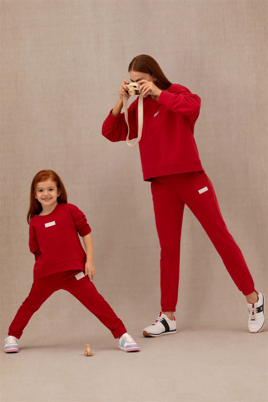 Спортивные брюки на манжетах для девочек - G084SZ0OP0CANESKIDS23K-E Брюки спорт. жен. детс. (VR030, 9_10)