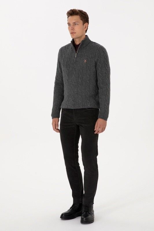 Брюки вельветовые зауженные - G081SZ0780CORDUROY25K Брюки муж. (VR024, 36, 34)