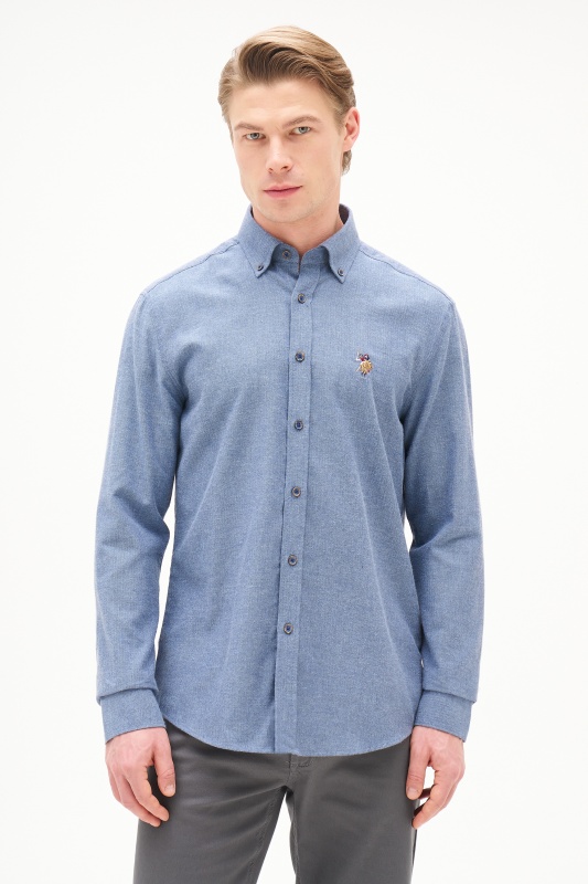 темно-голубой