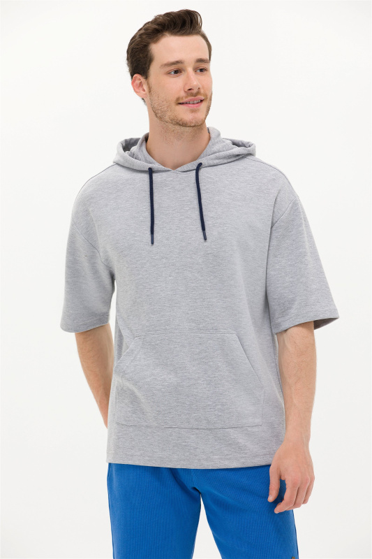 Худи с коротким рукавом - G081SZ0820RC-TUMAN Толстовка муж. (VR109, S)