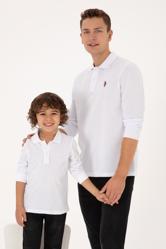 Поло с длинным рукавом из хлопка - G081SZ0820E_GTPSK025 Толстовка муж. (VR013, XL)