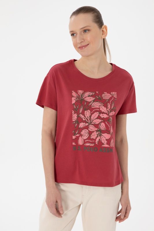 Футболка из хлопка с принтом - G082SZ0110SRETA Футболка жен. (VR223, XS)