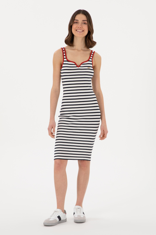 Платье миди трикотажное приталенное - G082SZ0750SELTE Платье жен. (VR071, XL)