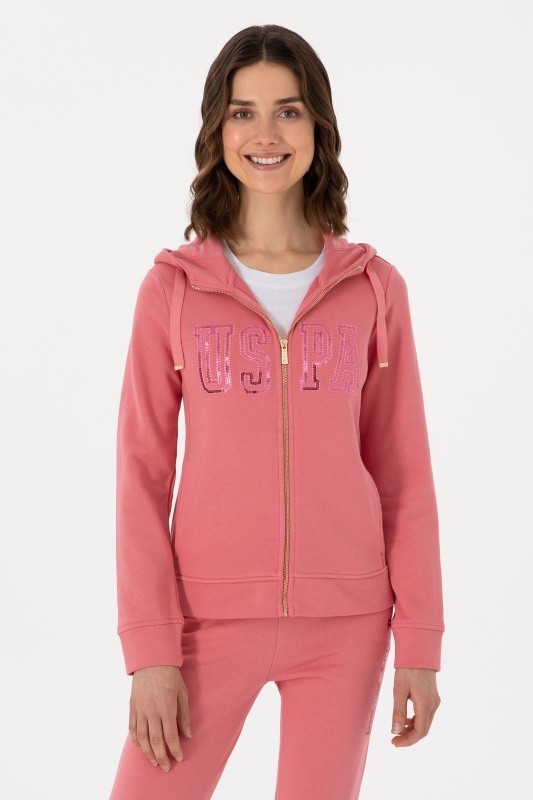 Толстовка на молнии с капюшоном - G082SZ0820SW0125 Толстовка жен. (VR167, M)