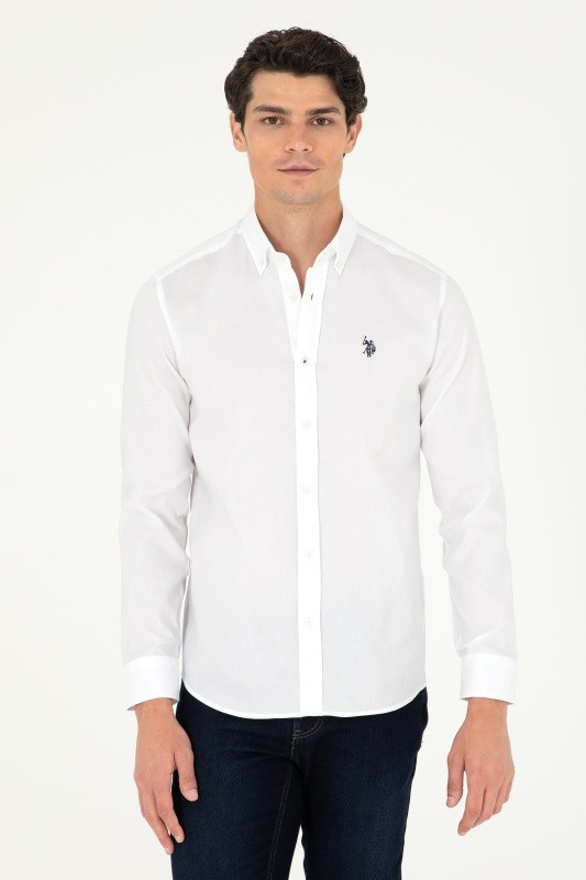 Рубашка из хлопка приталенная - G081SZ0040CEDRO024K Сорочка муж. (VR013, 4XL)