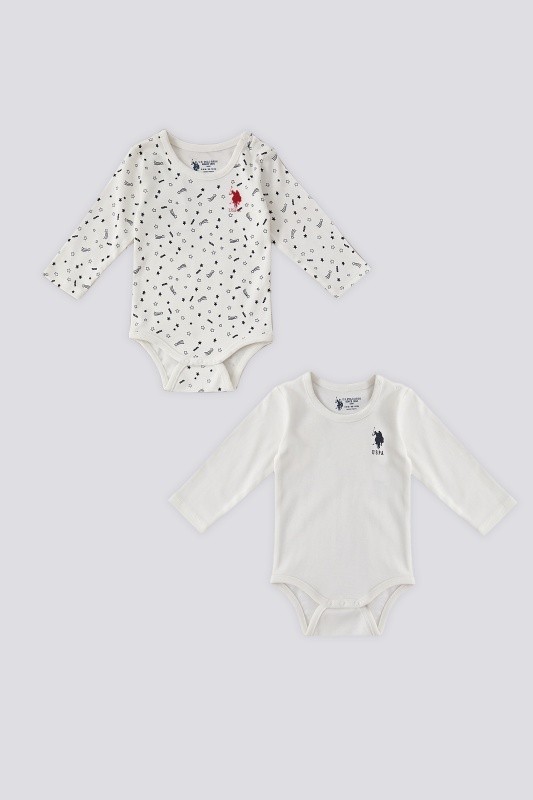 Боди для новорожденных с длинным рукавом, 2 шт. - G085SZ0BD0USB1424 Боди детское (VR019, 24-36)