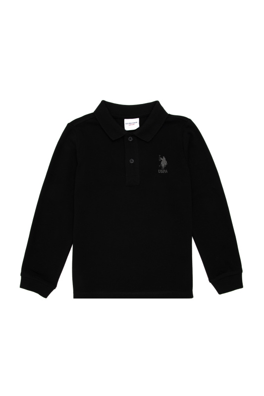 Поло с длинным рукавом из хлопка для мальчиков - G083SZ0820TP01KIDSSK024 Толстовка муж. детс. (VR046, 7_8)