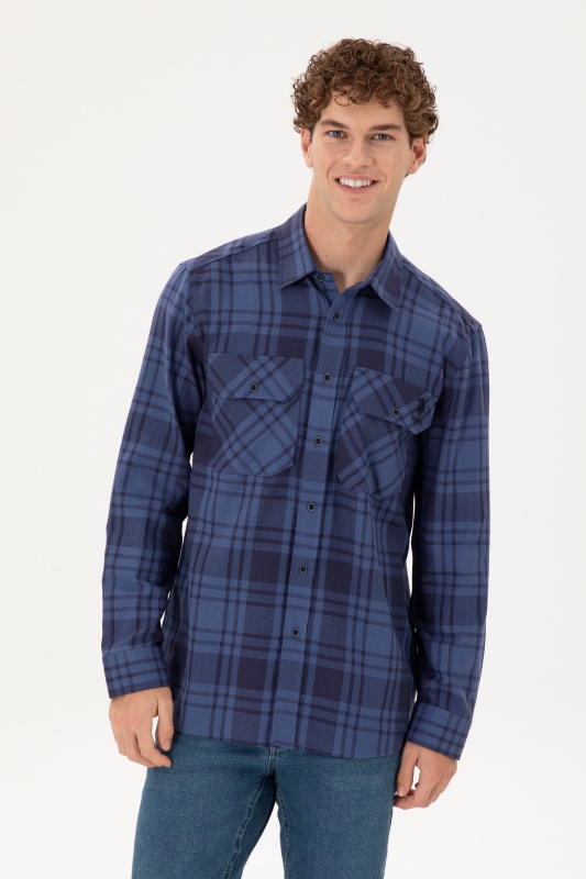 темно-голубой