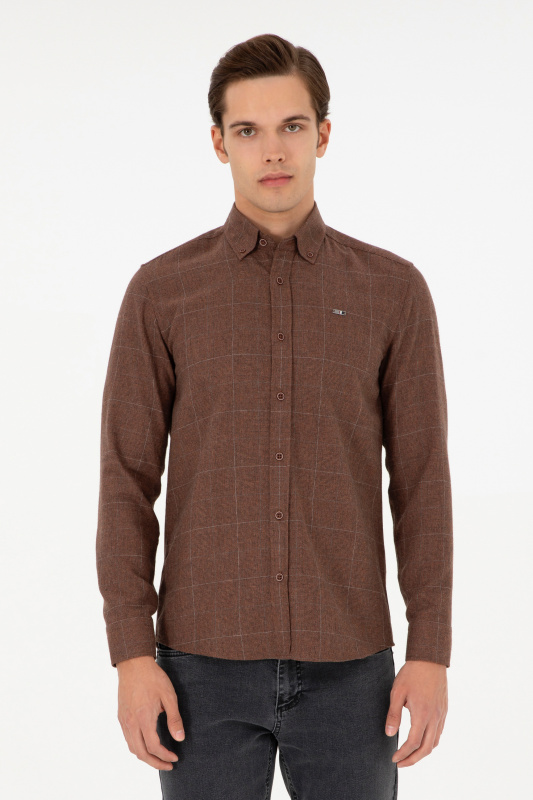 коричневый