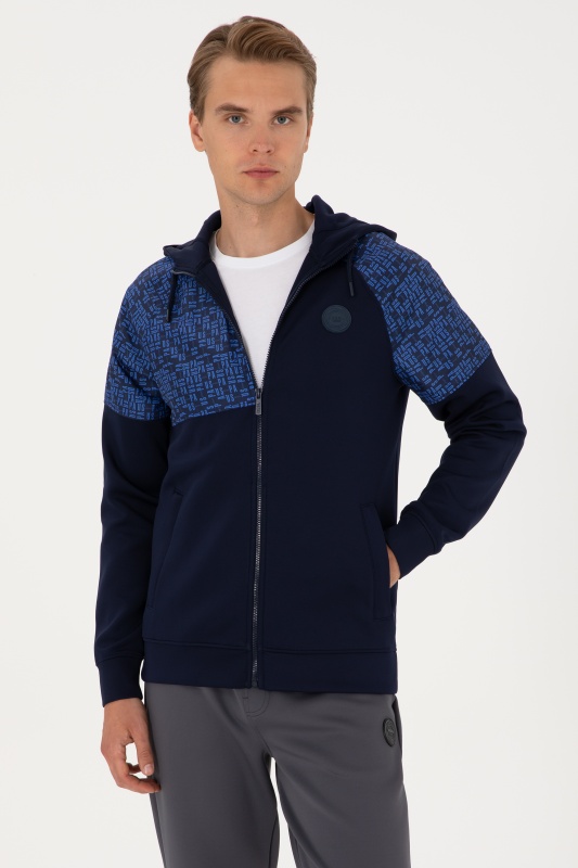 Толстовка на молнии с капюшоном - G081SZ0820S_GENHAS Толстовка муж. (VR033, XS)