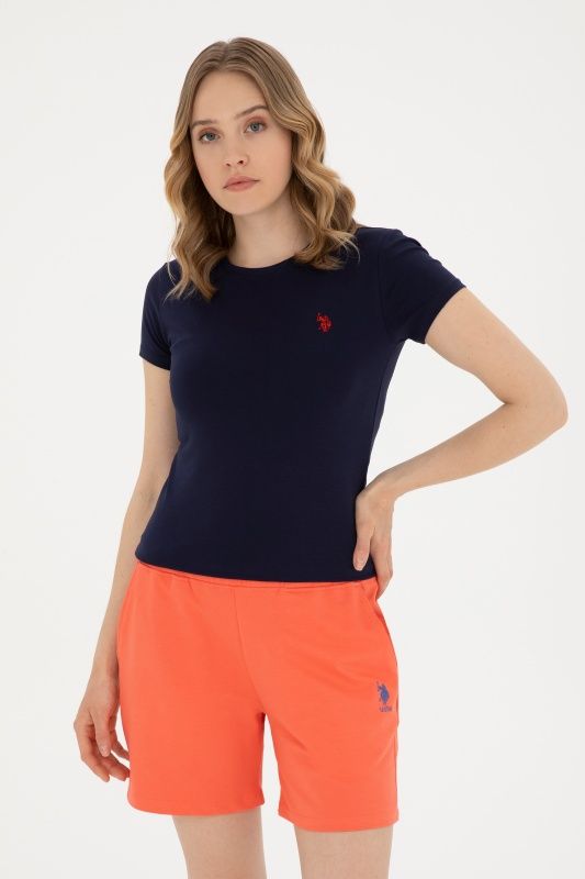 Футболка из хлопка с логотипом - G082SZ0110TO24 Футболка жен. (VR033, L)