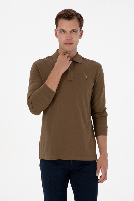 Поло с длинным рукавом из хлопка - G081SZ0820E_GTPSK025 Толстовка муж. (VR027, 2XL)