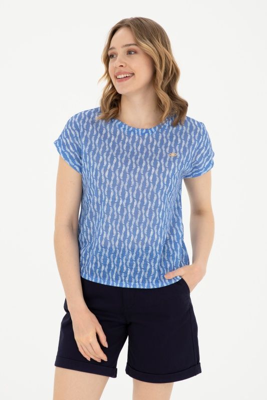 Футболка с узором - G082SZ0110PACEY Футболка жен. (VR032, L)