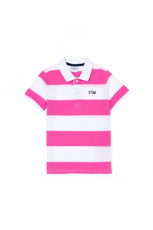 Футболка-поло в полоску для мальчиков - G083SZ0110ERSTA Футболка муж. детс. (VR041, 10_11)