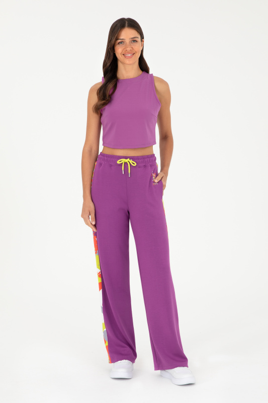 Спортивные брюки широкие - G082SZ0OP0PIRGU-S Брюки спорт. жен. (VR038, XL)
