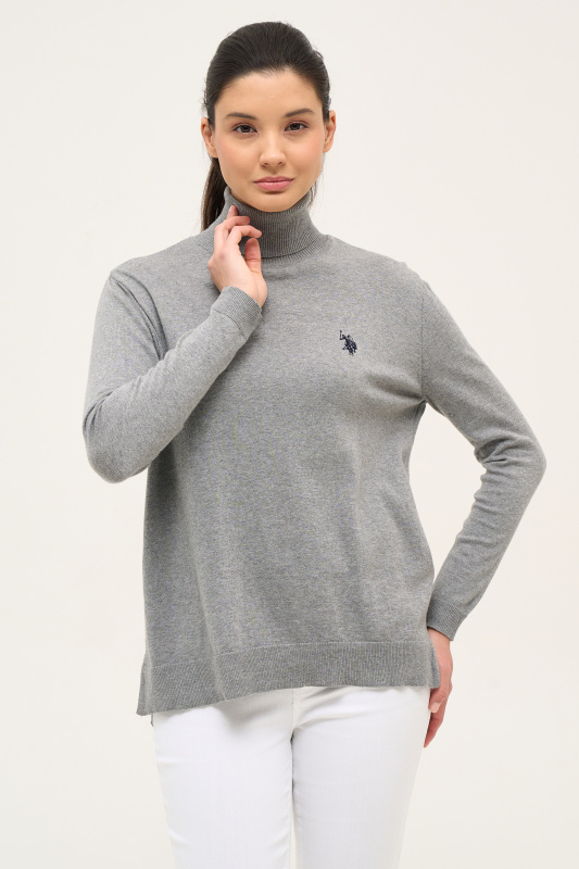 Водолазка из хлопка свободная - G082SZ0TK0ORINAB-R BSK23 Кофта жен. (VR086, XS)