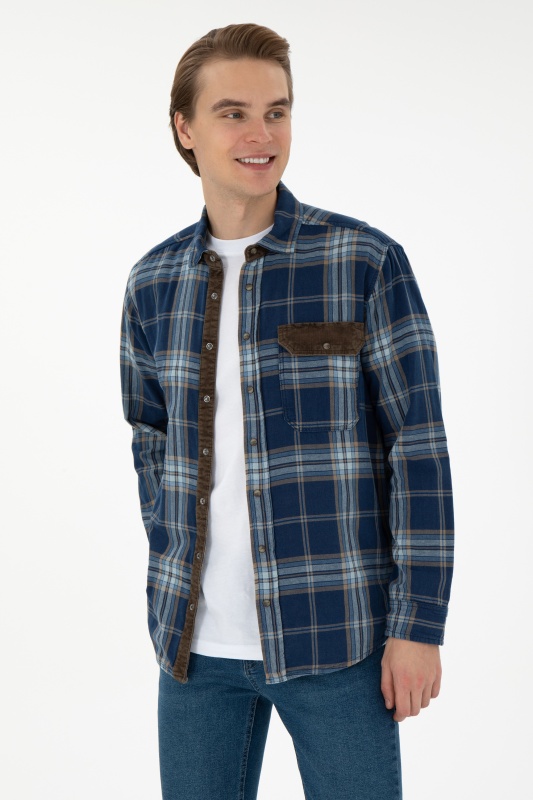 темно-голубой