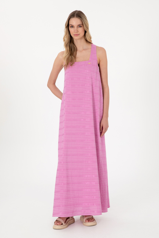 Сарафан макси из смеси хлопка с вискозой - G082SZ0320BROOK Платье жен. (VR023, 36)