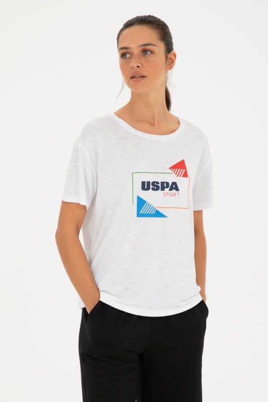 Футболка из модала с принтом - G082SZ0110POST_S Футболка жен. (VR013, XS)