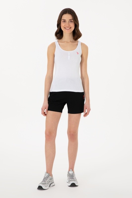 Шорты спортивные из хлопка с вышитым логотипом - G082SZ0OS0DOTIH25 Брюки спорт. жен. (VR046, XS)