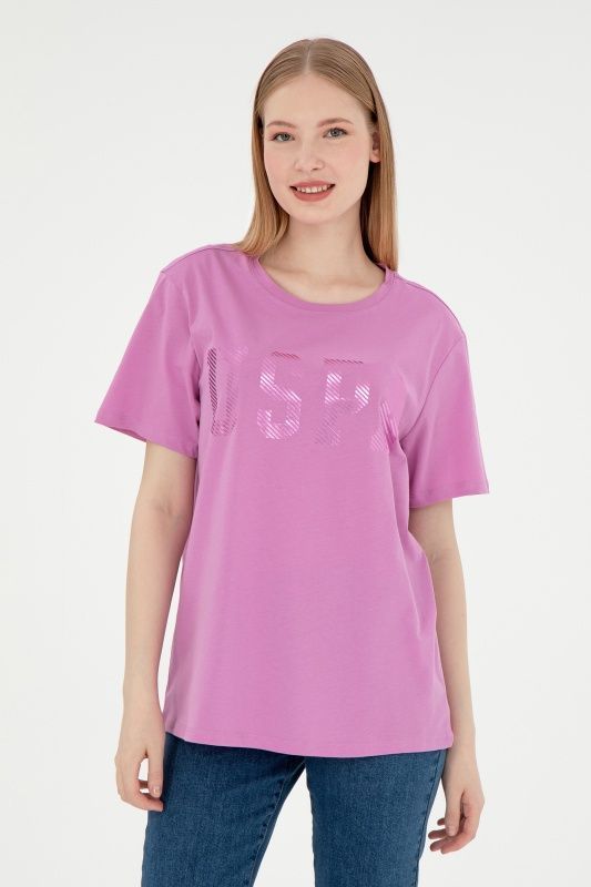 Футболка из хлопка с принтом - G082SZ0110SEANIY025 Футболка жен. (VR023, L)