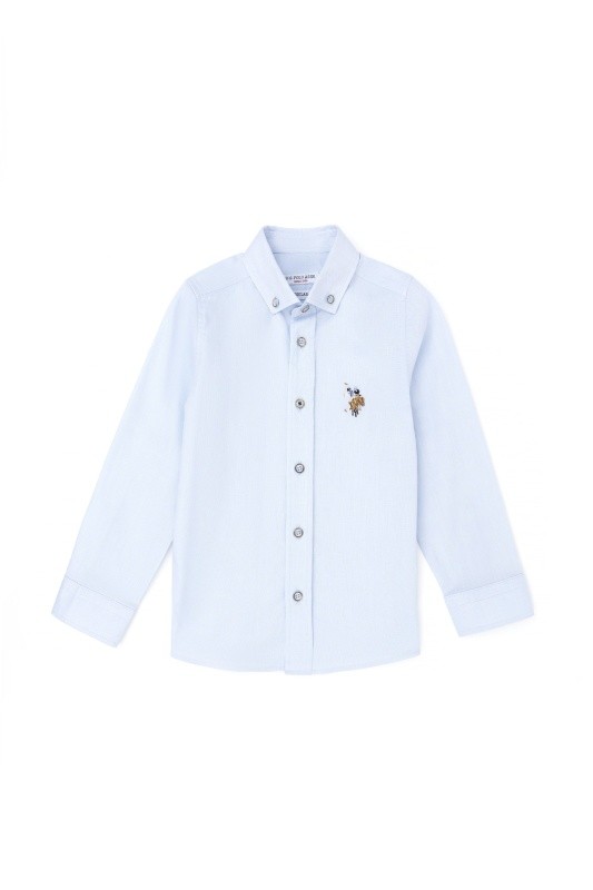 Рубашка из хлопка прямая для мальчиков - G083SZ0040CEDCOLORKIDS024Y Сорочка муж. детс. (VR003, 5_6)