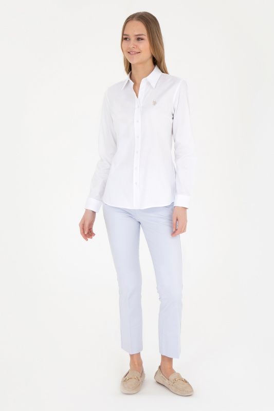 Брюки на высокой посадкой зауженные - G082SZ0780JETT Брюки жен. (VR003, 38)