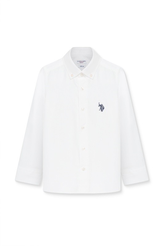 Рубашка из хлопка прямая для мальчиков - G083SZ0040CEDROKIDS Сорочка муж. детс. (VR013, 8_9)