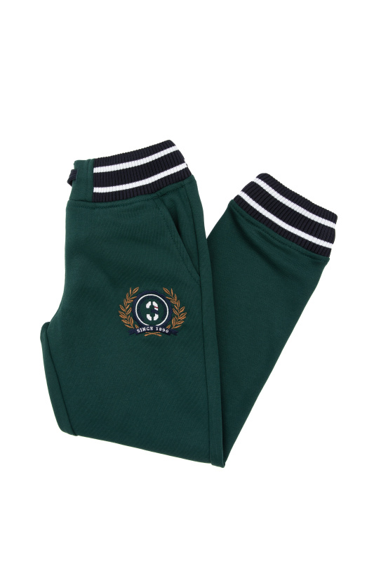 Спортивные брюки с нашивкой для мальчиков - G083SZ0OP0RC_TOYKOKIDS Брюки спорт. муж. детс. (VR079, 9_10)